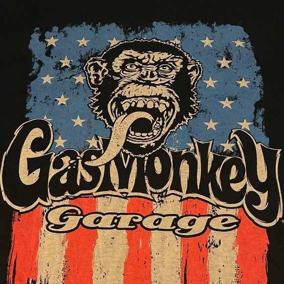 315-Y2K Gas Monkey Garage black and red t-shirt #y2k #streetwear 
Medium - Picture 2 of 6